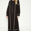 Online Oasis Maxi Edge To Edge Tipped Coatigan Black