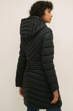 Outlet Oasis Midi Padded Packable Coat Stone