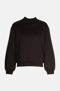 Outlet Oasis Mock Neck Sweat Black