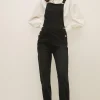 Hot Oasis Mom Dungaree Mid Wash