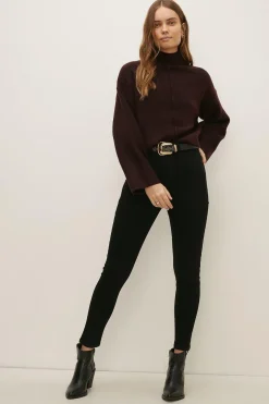 Sale Oasis Nina High Waisted Skinny Jean Washed Black