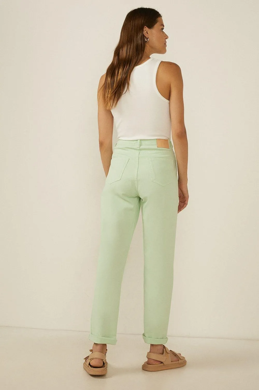 Fashion Oasis Organic Authentic Mom Jean Black