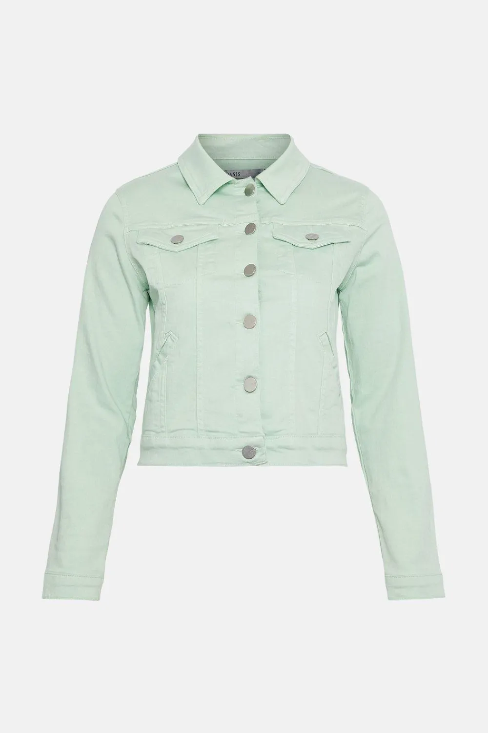 Online Oasis Organic Denim Fitted Jacket Black