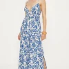 Discount Oasis Paisley Print Strappy Tie Back Jumpsuit Multi