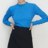 Online Oasis Patch Pocket Button Detail Mini Skirt Navy