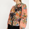Best Oasis Patched Cotton Poplin Blouse Multi