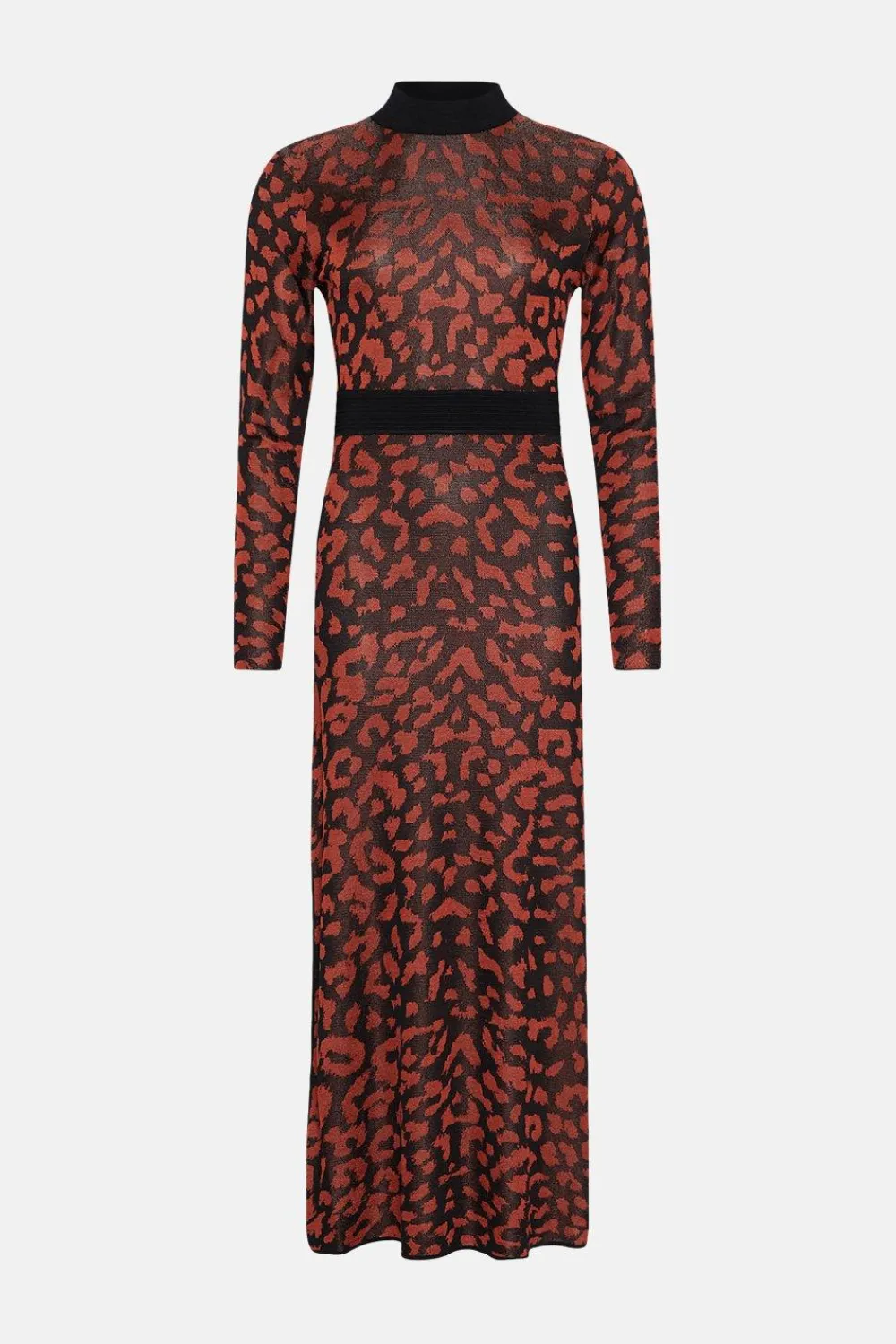 Clearance Oasis Petite Animal Jacquard Open Back Midaxi Multi