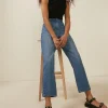 Fashion Oasis Petite Boyfriend Jean Pale Wash