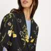 Clearance Oasis Petite Floral Printed Cotton Blazer Multi