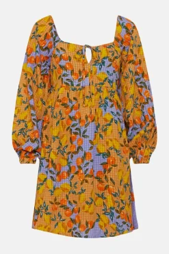 New Oasis Petite Fruit Print Skater Dress Multi