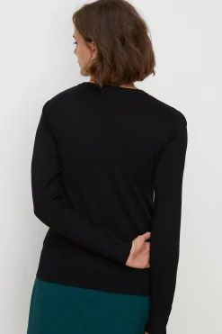 Fashion Oasis Petite Knitted Crew Jumper Black