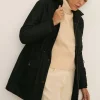 New Oasis Petite Quilted Winter Midi Parka Neutral