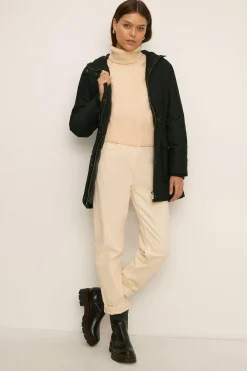 New Oasis Petite Quilted Winter Midi Parka Neutral