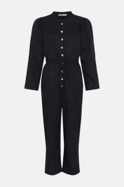 Clearance Oasis Petite Tencel Jumpsuit Black