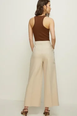 Outlet Oasis Pleat Detail Tailo Wide Leg Red