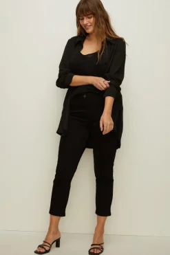 Online Oasis Plus Size Grace Jean Black