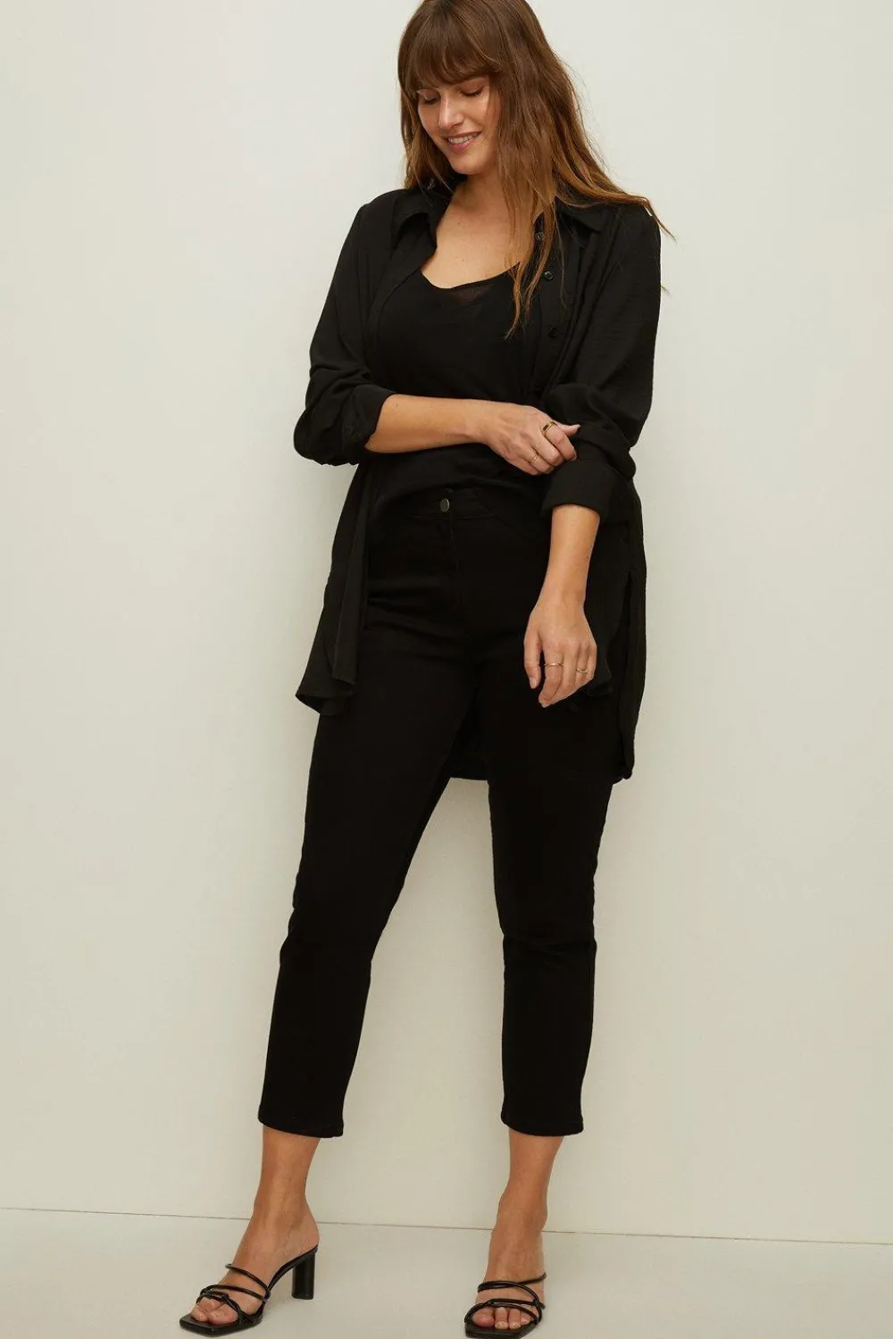 Online Oasis Plus Size Grace Jean Black