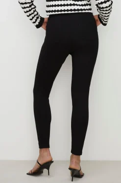 Online Oasis Ponte Pocket Detail Trouser Black