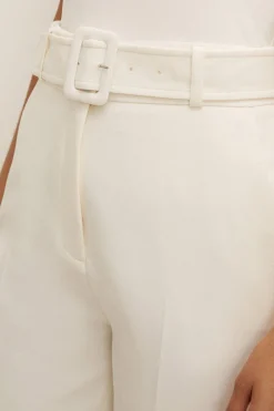 Discount Oasis Premium Belted Peg Trouser Orange