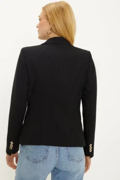 Outlet Oasis Premium Double Breasted Blazer Ivory