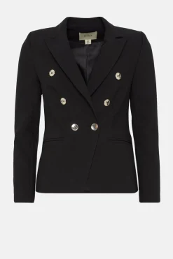Outlet Oasis Premium Double Breasted Blazer Ivory