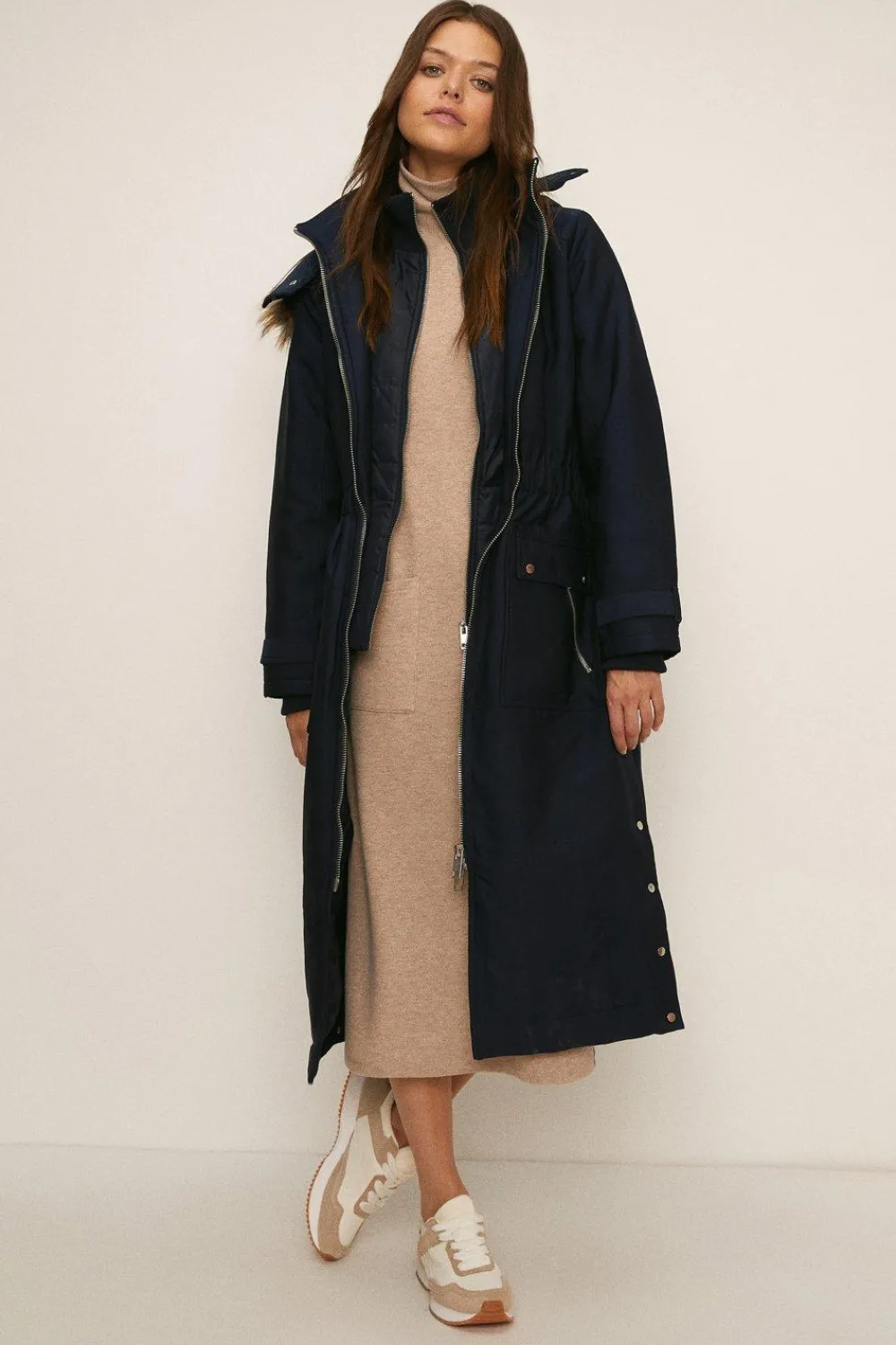 Best Oasis Premium Maxi Winter Parka Navy