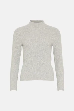 Outlet Oasis Premium Merino Wool Funnel Neck Grey