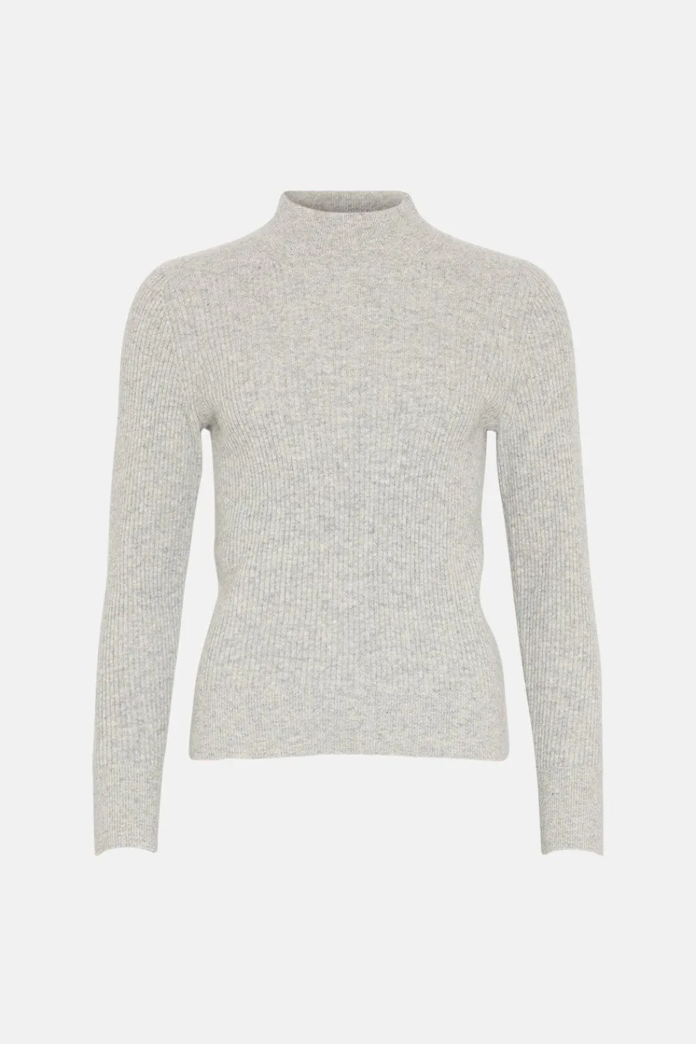 Outlet Oasis Premium Merino Wool Funnel Neck Grey