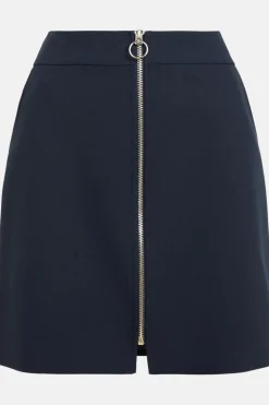 Online Oasis Premium Patch Pocket Shift Dress Navy