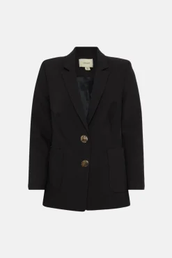 New Oasis Premium Single Breasted Patch Pocket Blazer Black