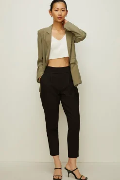 Fashion Oasis Premium Slim Leg Trouser Ivory