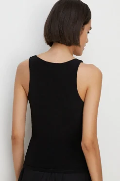 Best Oasis Premium Slinky Jersey Racer Vest Black