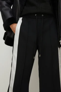 Online Oasis Premium Wide Leg Drawstring Trouser Black
