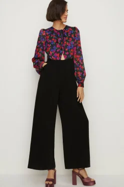 New Oasis Printed 2 In 1 Wide Leg Jumpsuit Multi