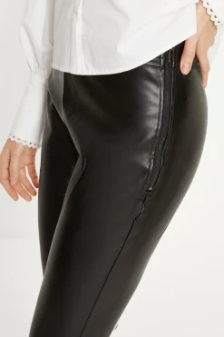 Hot Oasis Pu Legging Black