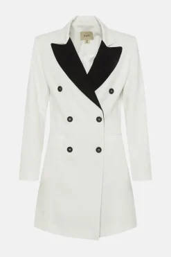Best Oasis Rachel Stevens Contrast Blazer Dress Mono