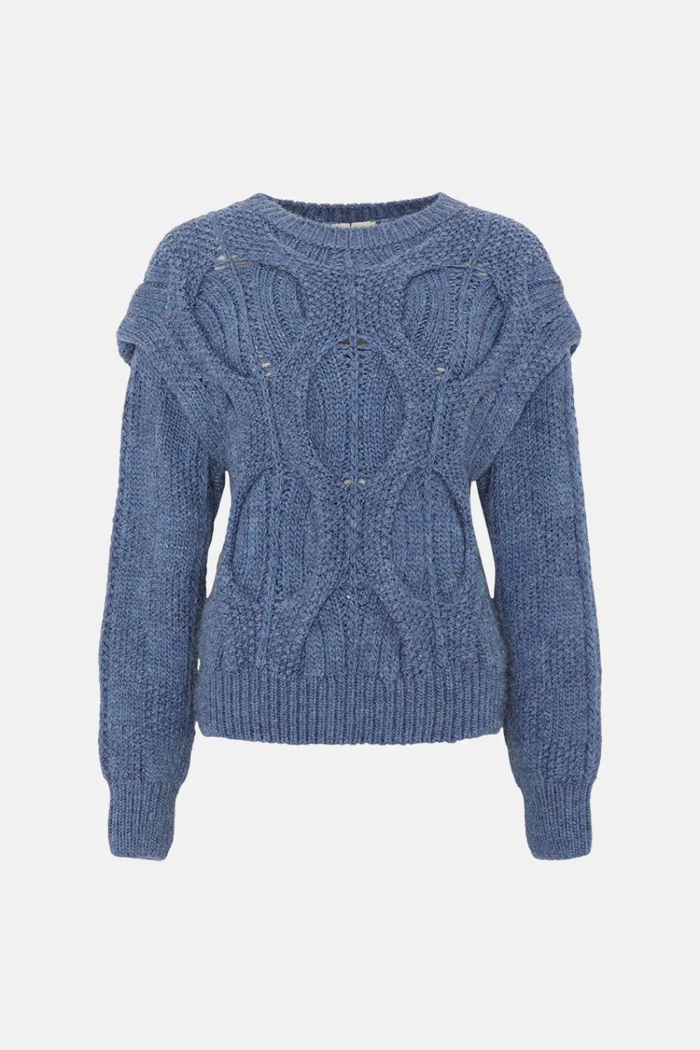 Clearance Oasis Rachel Stevens Honeycomb Stitch Tuck Shoulder Jumper Navy