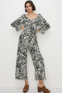 Online Oasis Rachel Stevens Paisley Floral Jumpsuit Mono
