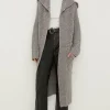 New Oasis Rachel Stevens Premium 100% Wool Oversized Coatigan Grey