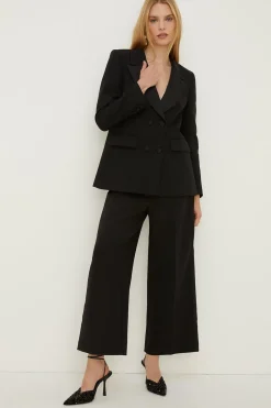 Fashion Oasis Rachel Stevens Premium Tuxedo Blazer Black