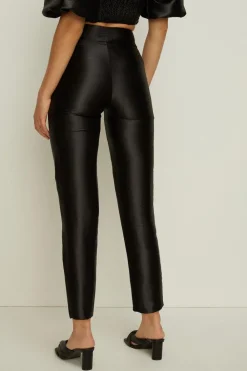 Best Oasis Rachel Stevens Satin Twill Co Ord Trouser Black