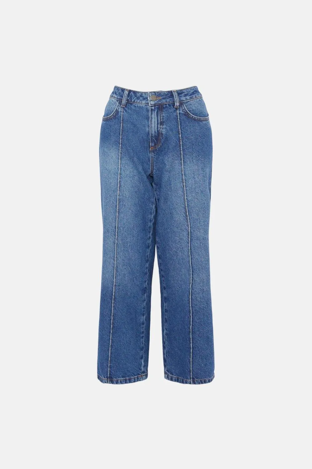 Best Oasis Rachel Stevens Straight Leg Smart Jean White