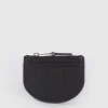 Hot Oasis Real Leather Croc Card Holder Coin Purse Black
