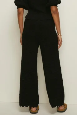 Sale Oasis Scallop Edge Stitch Detail Knit Trouser Mango