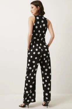 Best Oasis Scuba Spot V Neck Jumpsuit Black