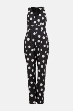 Best Oasis Scuba Spot V Neck Jumpsuit Black
