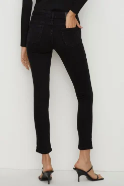 Best Oasis Short Cherry Organic Sculpting Slim Leg Jean Black