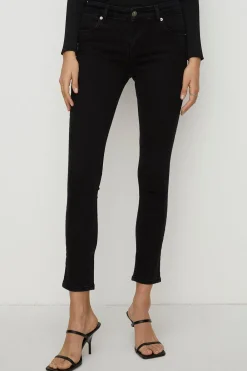 Best Oasis Short Cherry Organic Sculpting Slim Leg Jean Black