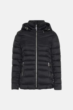 Outlet Oasis Short Padded Packable Jacket Black