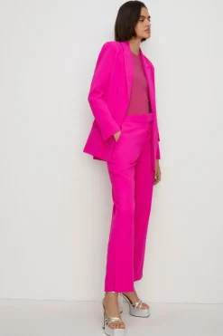 Discount Oasis Side Split Detail Tailored Trouser Pink